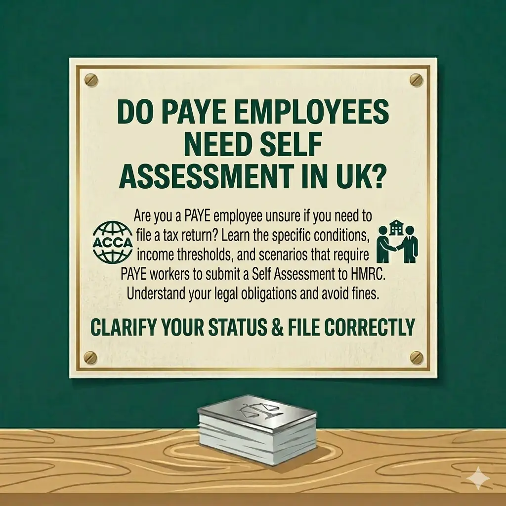 Do PAYE Employees Need Self Assessment in UK