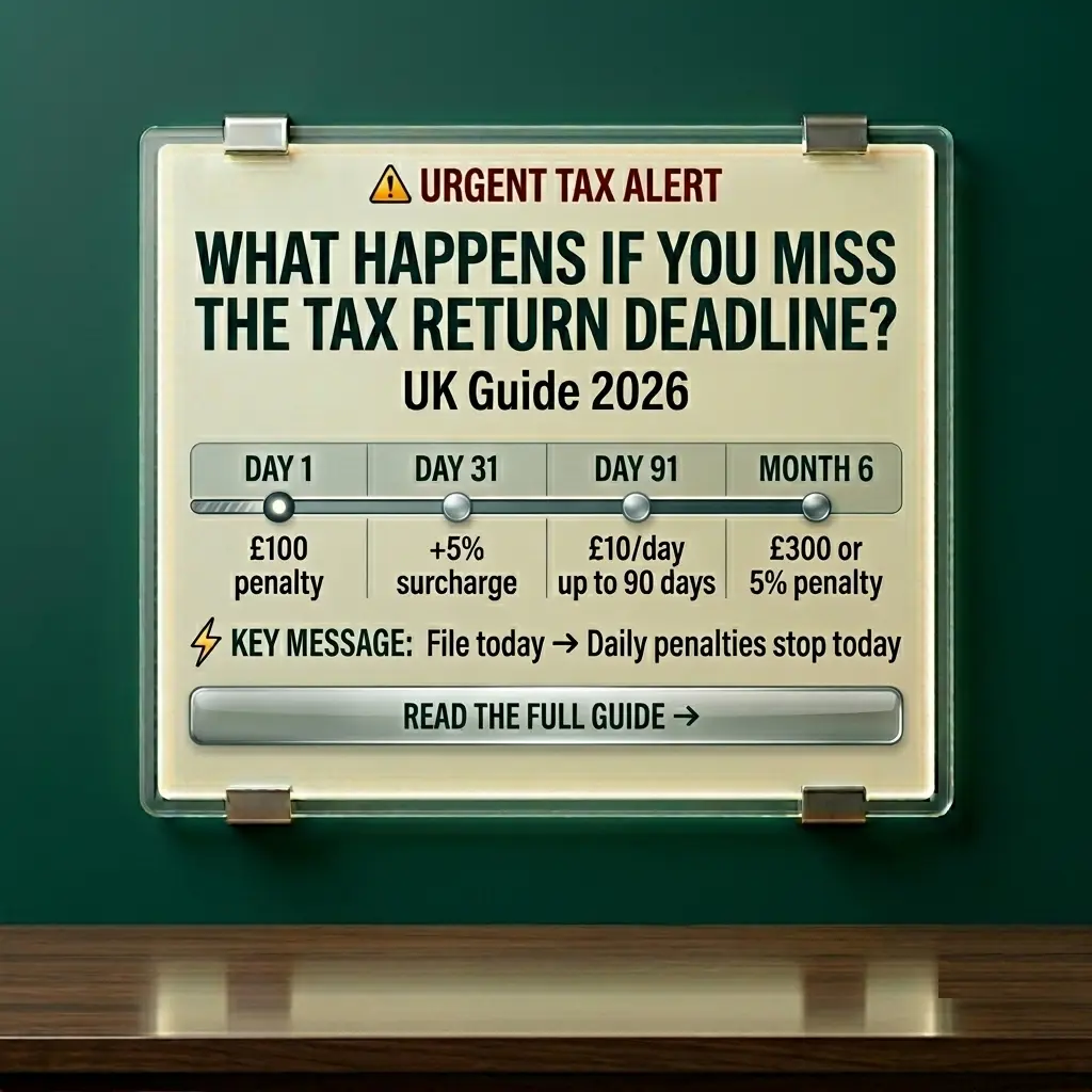 What Happens if you miss the tax return deadline in UK